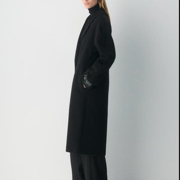 Aritzia The Slouch Coat - (Re)Camel Wool, Black - Picture 3 of 14